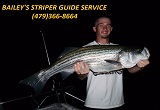 Striper fishing guide service
